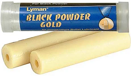 Black Powder Gold Bullet Lube,one 1-1/4 ounce stick, by Lyman