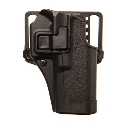 Blackhawk 410567BKL Serpa CQC OWB Matte Black Polymer Belt Loop/Paddle Compatible w/Glock 42 Left Hand