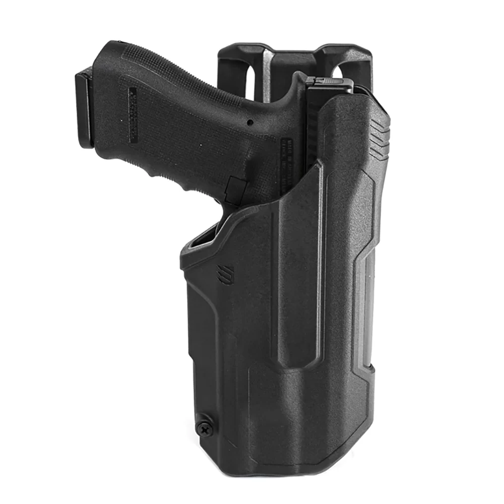 BlackHawk T-Series L2D Light-Bearing Duty Holster, Left Hand, Glock 17, TLR 1