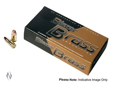 BLAZER 9MM LUGER 124GR FMJ BRASS