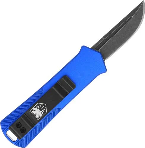BLUE 1.75" D2 STEEL DROP PNTCOBRATEC CALIFORNIA 952 OTF