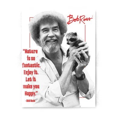 Bob Ross Nature Tin Sign SG2477