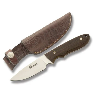 Boker Arbolito Pine Creek Fixed Blade Knife 3.63in Plain Guayacan Wood BKBA701G
