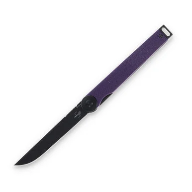 Boker Kaizen SMKW Exclusive 3.03in Black S35VN Purple G-10 BKBO694SOI