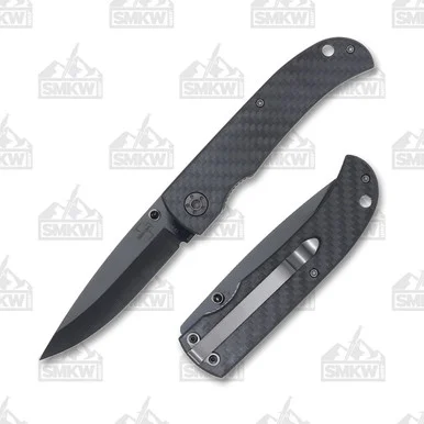 Boker Plus Anti Grav Folding Knife 3.31in Plain Edge Carbon Fiber BKBO036