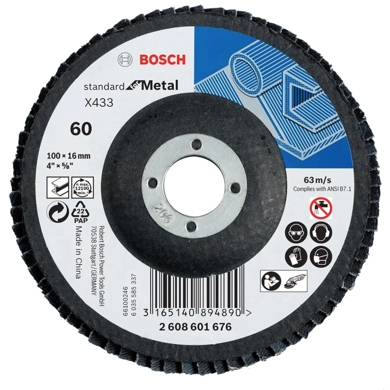 Bosch X433 Flap Disc 100mm