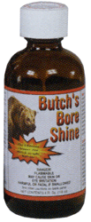 BOTTLELYMAN BUTCH'S BORE SHINE 4OZ.