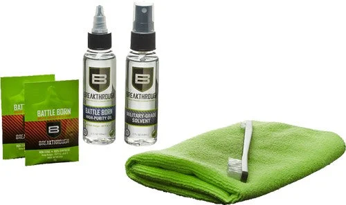 BREAKTHROUGH BASIC KIT 2OZ SOLVT & OIL MICRO TWL NYLON BR