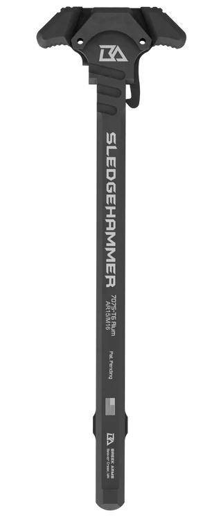 Breek Arms Sledgehammer, Charging Handle, Fits AR-15, Ambidextrous, Anodized Black