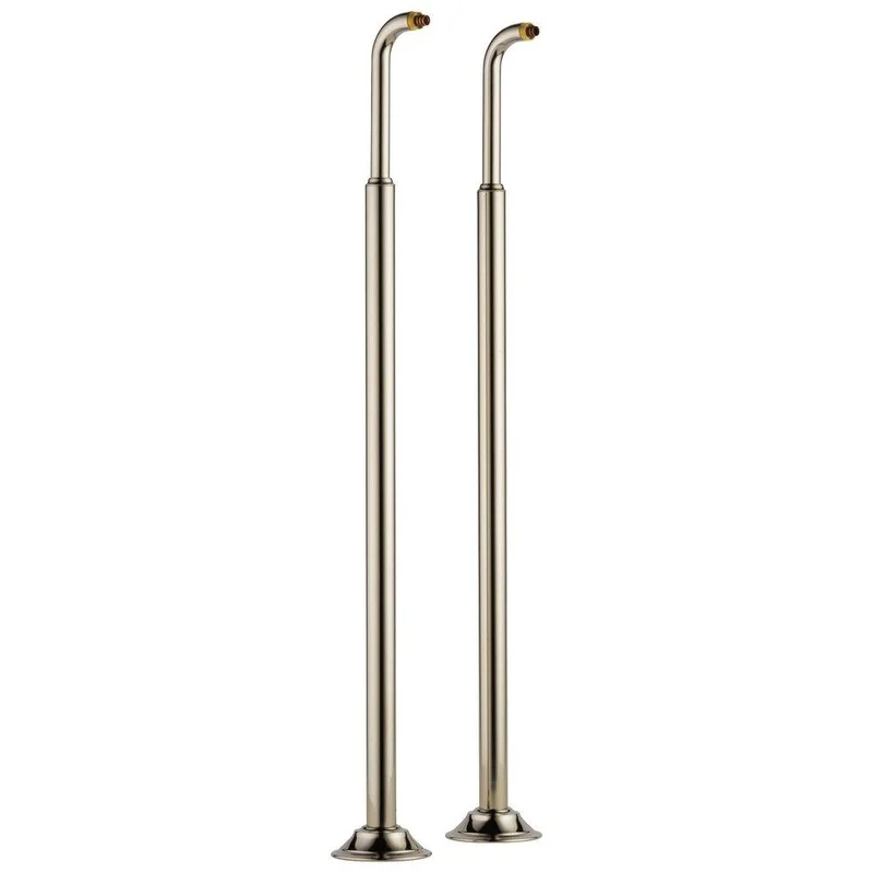 Brizo Atavis 11.8 gpm Floor Mounted Tub Filler Riser in Brilliance Polished Nickel | Ferguson