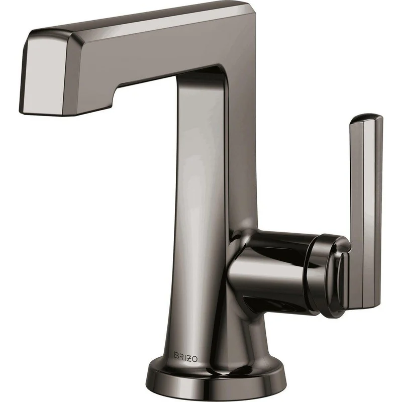Brizo Levoir Single Handle Monoblock Bathroom Sink Faucet in Brilliance Black Onyx | Ferguson