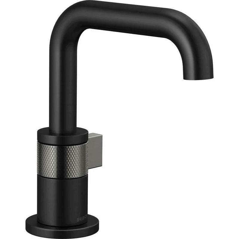 Brizo Litze Single Handle Sensor Bathroom Sink Faucet in Matte Black with Brilliance Luxe Steel | Ferguson