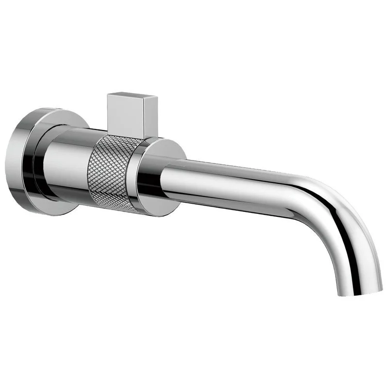 Brizo Litze Single Handle Wall Mount Bathroom Sink Faucet in Polished Chrome | Ferguson