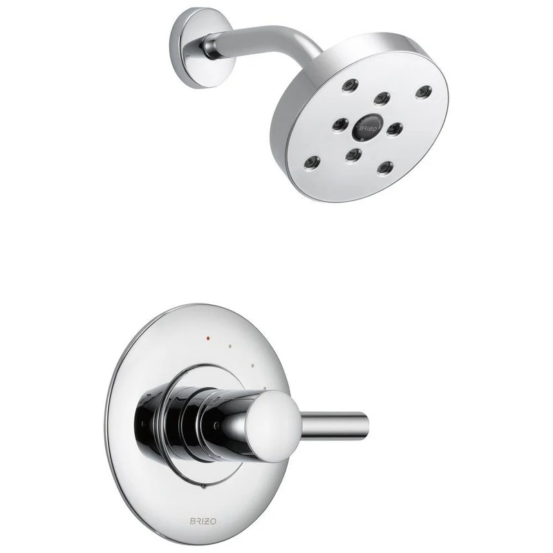 Brizo Odin One Handle Single Function Shower Faucet in Chrome (Trim Only) | Ferguson