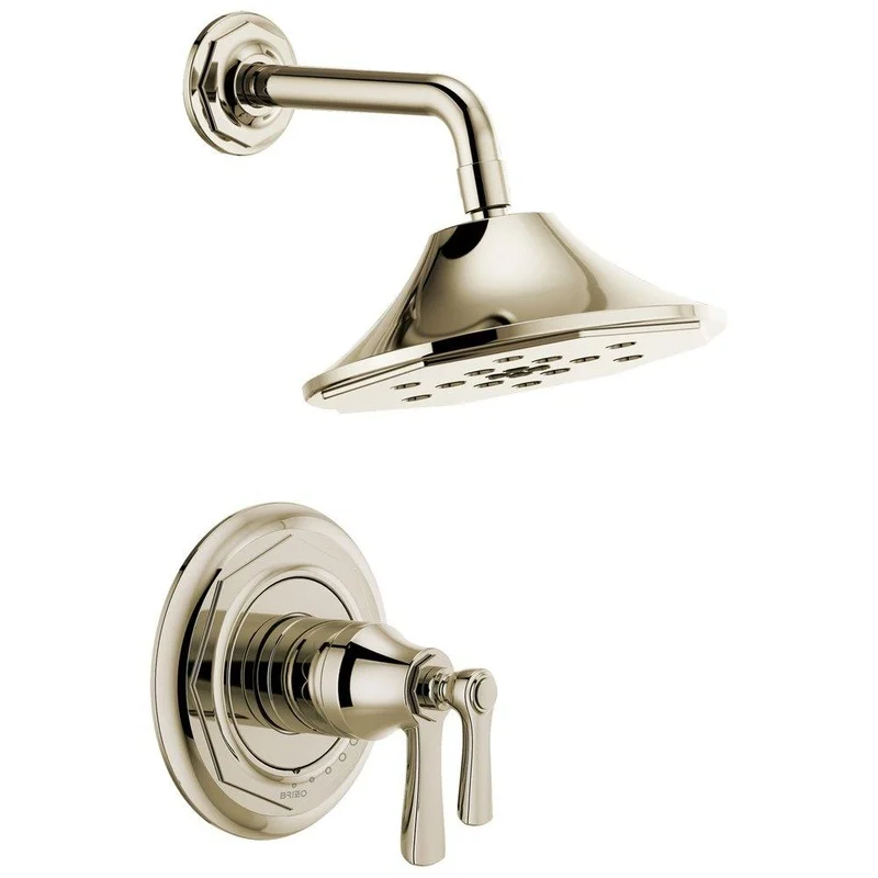 Brizo Rook Single Handle Multi Function Shower Faucet in Polished Nickel (Trim Only) | Ferguson