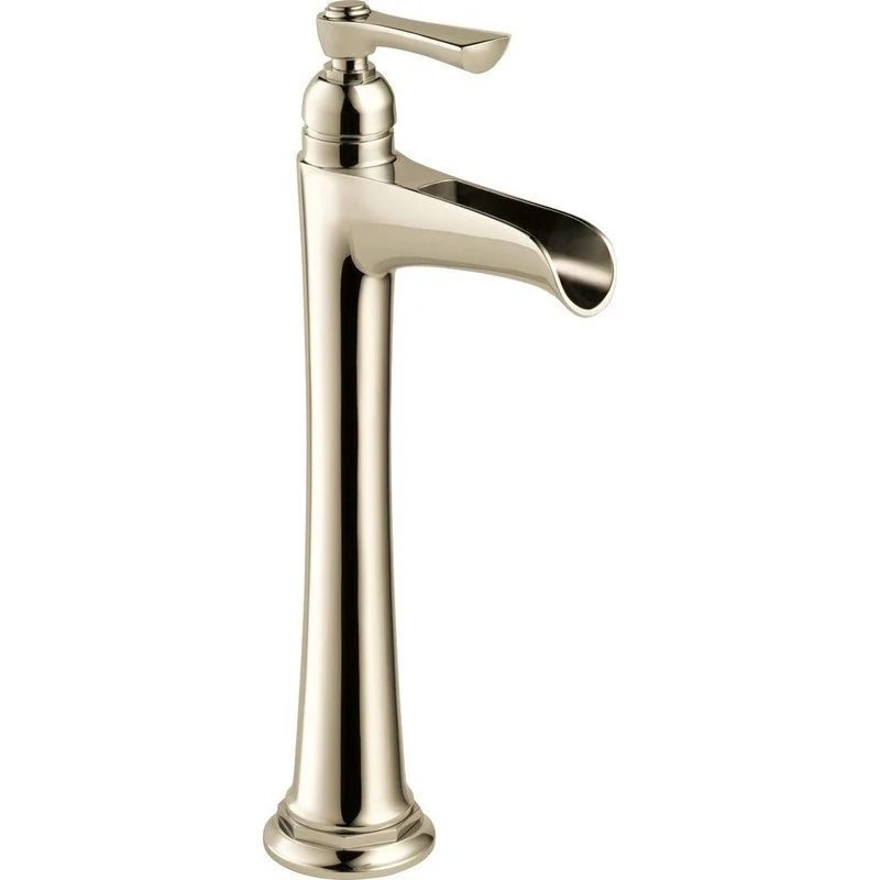 Brizo Rook Single Handle Vessel Filler Bathroom Sink Faucet in Brilliance Polished Nickel | Ferguson