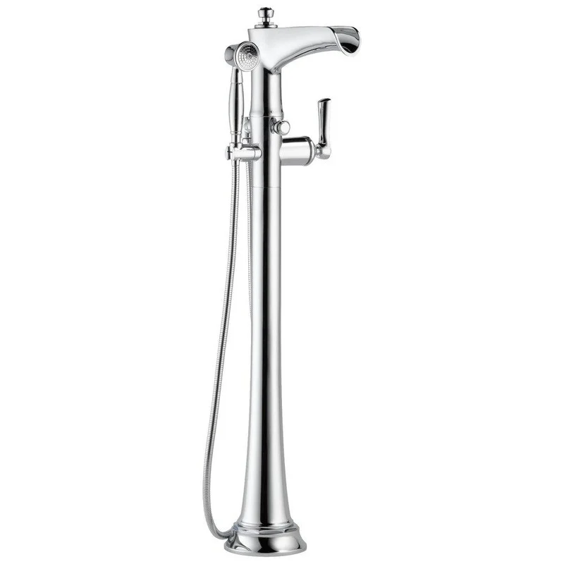 Brizo Rook Single Lever Handle Floor Mount Filler in Polished Chrome Trim Only | Ferguson