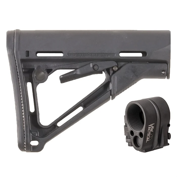 BROWNELLS BUNDLESAR-15 CTR STOCK COLLAPSIBLE MIL-SPEC W/ FOLDING STOCK ADAPTER
