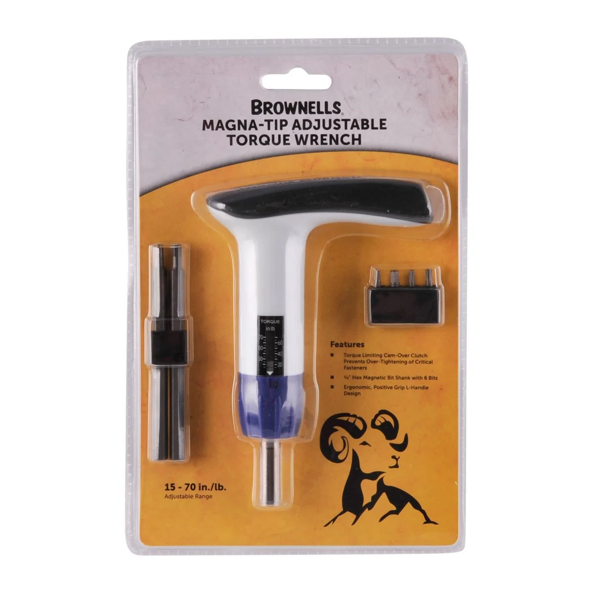 BROWNELLSMAGNA-TIP ADJUSTABLE TORQUE WRENCH
