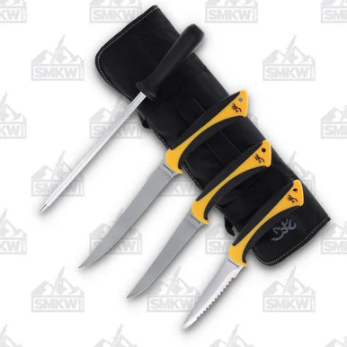 Browning Bg Fillet Knife Combo 4-Piece Set BR0324B