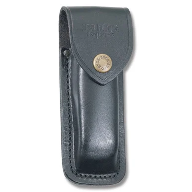 Buck 110 Folding Hunter Black Leather Sheath BU383