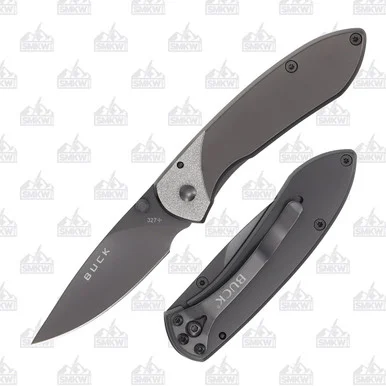 Buck 327 Nobleman Folding Knife Titanium Coated 2.62in Drop Point Blade BU5860