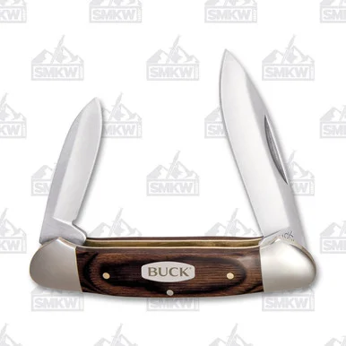Buck 389 Wood Grain Canoe Folding Knife BU3139