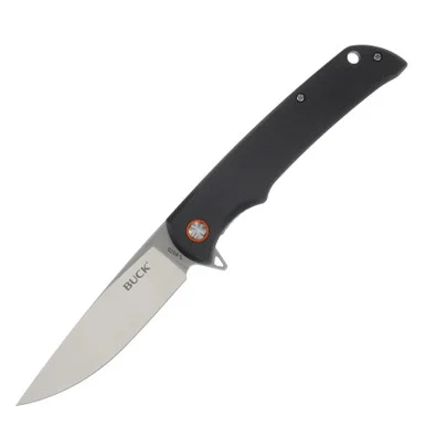 Buck Knives 259 Haxby Folding Knife Carbon Fiber 3.87in Satin Drop Point BU13066