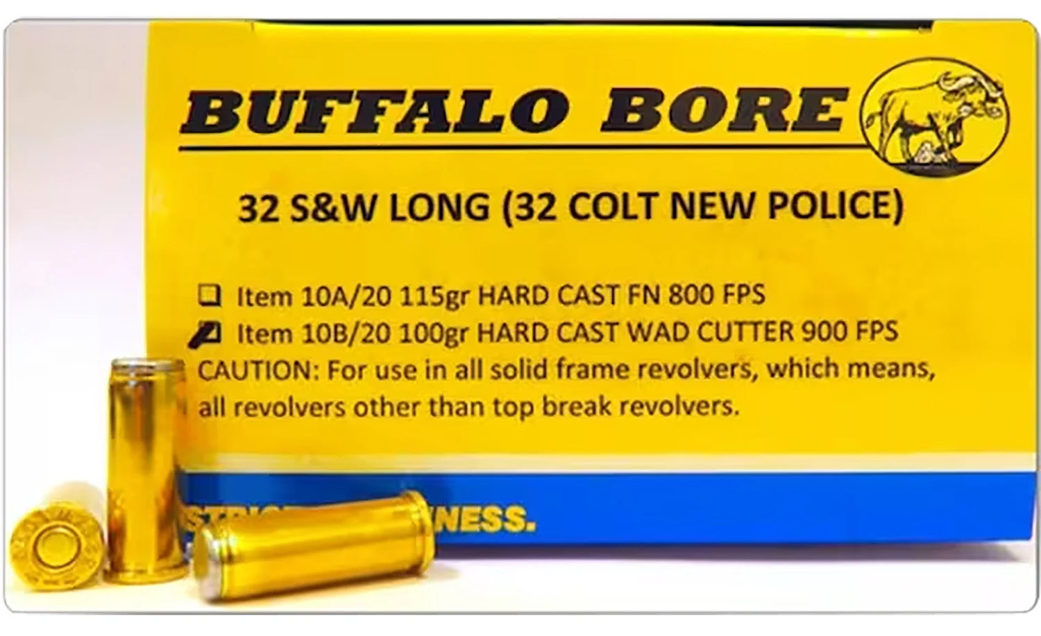 Buffalo Bore Outdoorsman .45 Long Colt 325 gr Solid ammo
