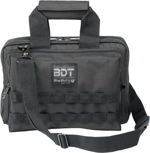 BULLDOG DELUXE 2 PISTOL RANGE BAG BLACK
