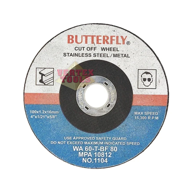Butterfly Cutting Disc 4″ for Stainless