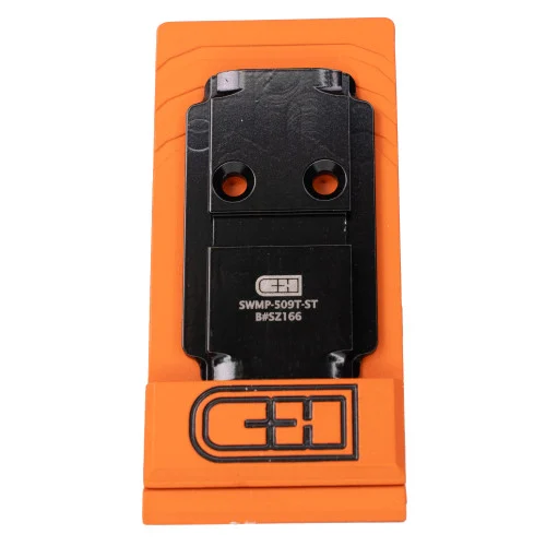 C&H Precision V4 Optic Mounting Plate, M&P Core 2.0 to Holosun 509T, Matte Finish, Black, Mounting Hardware