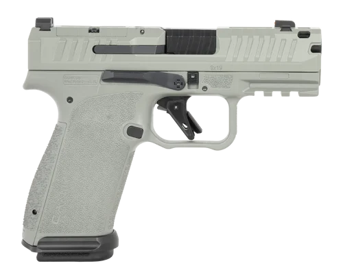 Canik METE MC9 Prime 9mm 17rd 3.64" Compensated Barrel, Steel Optic Ready/Serrated Slide, Polymer Frame Picatinny Rail, Textured Grip