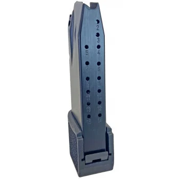 Canik TP9 Elite SC Magazine 9mm, Black Grip Extension, 17rd