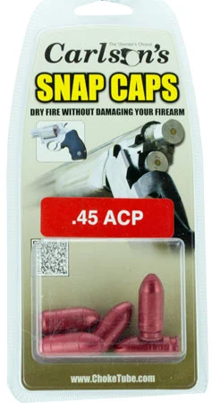 Carlson’s Choke Tubes 00062 Snap Cap Pistol 45ACP 5Pack