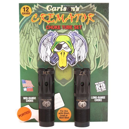 Carlson’s Choke Tubes 11542 Cremator12 Gauge Mid-Range Long Range Ported 17-4 Stainless Steel