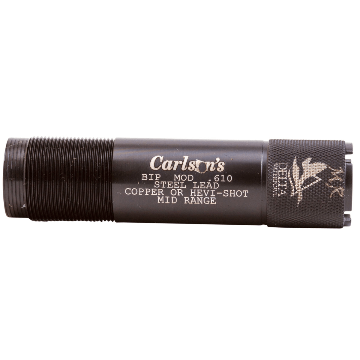 Carlson’s Choke Tubes Delta Waterfowl Extended Choke, Invector Plus Mid-Range 17-4 Stainless Steel Browning 20 Gauge – 07355