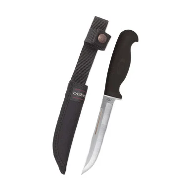 Case Lightweight 5-inch Utility Hunter Fixed Blade Knife with Ballistic Nylon Sheath CA0583