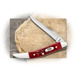 Case Pocket Worn Red Bone Toothpick