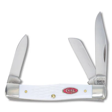 Case White Synthetic SparXX Medium Stockman Folding Knife CA60184