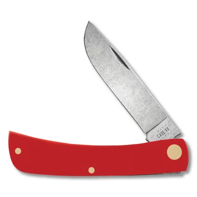 Case XX American Workman Smooth Red Synthetic Buster Jr Folding Knife CA73932
