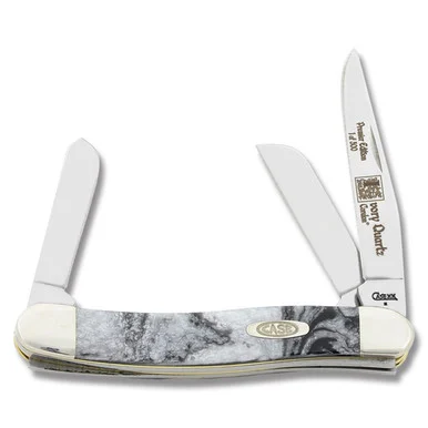 Case XX Ivory Quartz Corelon Medium Stockman Folding Knife CA9318IQ