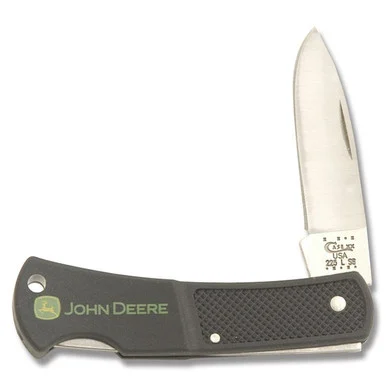 Case XX John Deere Black Zytel Lockback Folding Knife CA5877