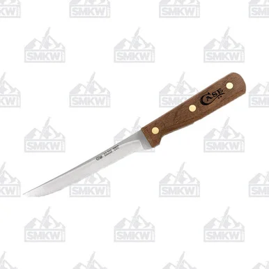 Case XX Knives Fixed Boning Knife 6in Plain Edge Walnut Handle CA7315