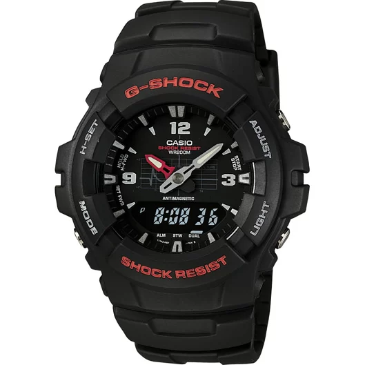 Casio G-Shock Analog/Digital Watch, Black