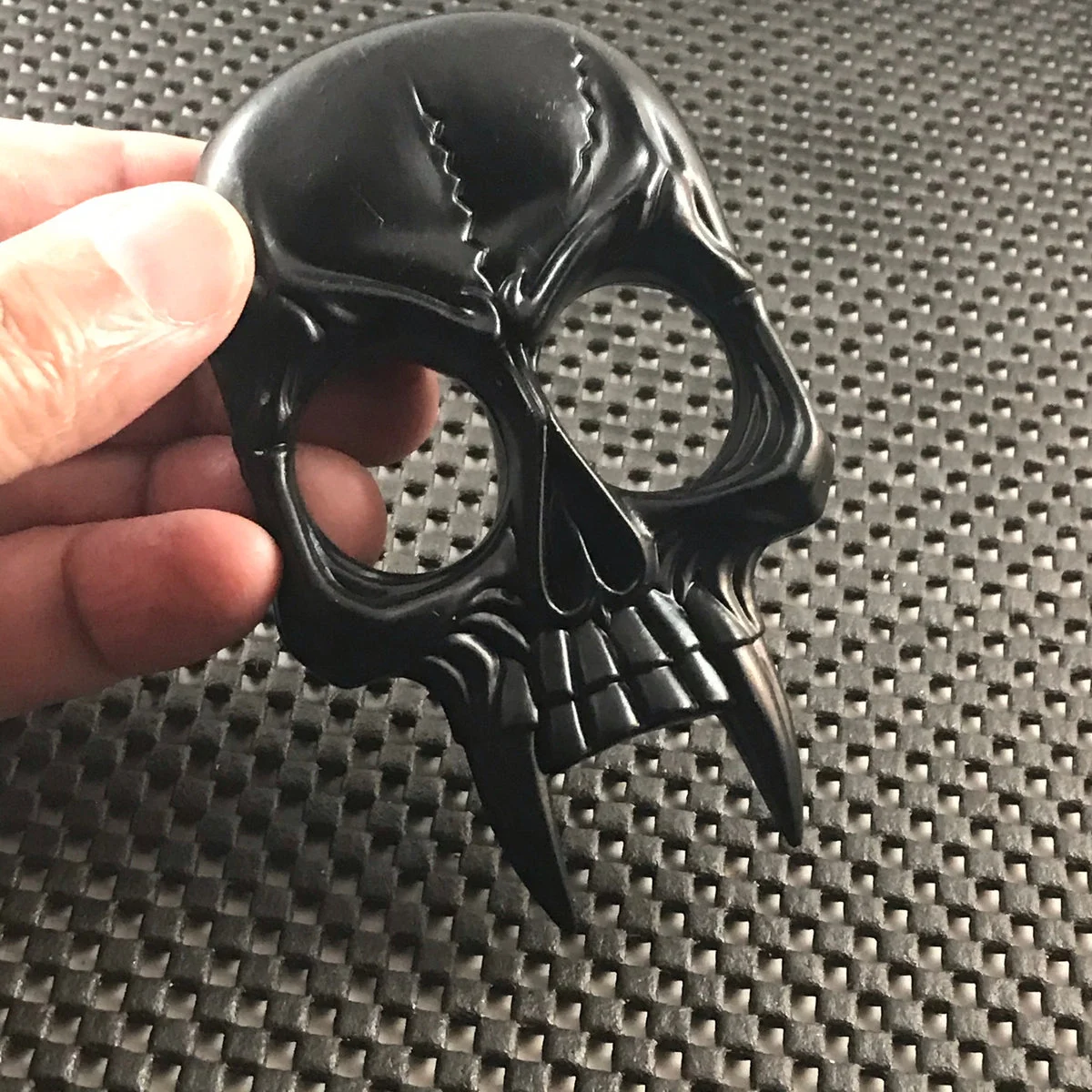 Cat Self Defense Black Knuckle Keychain For Sale