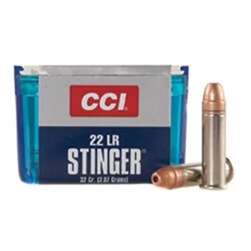 CCI Stinger 22 LR, 32 Grain, Hollow Point, Brick of 500