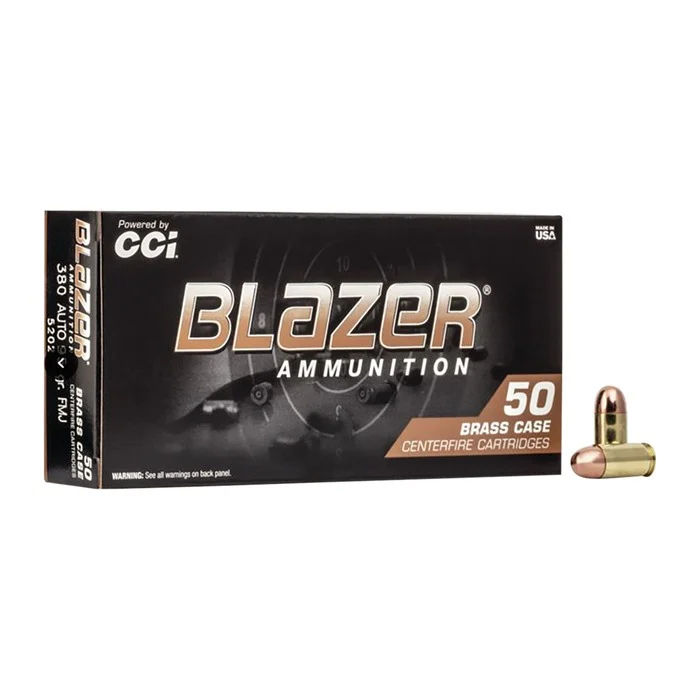 CCIBLAZER BRASS 380 AUTO AMMO