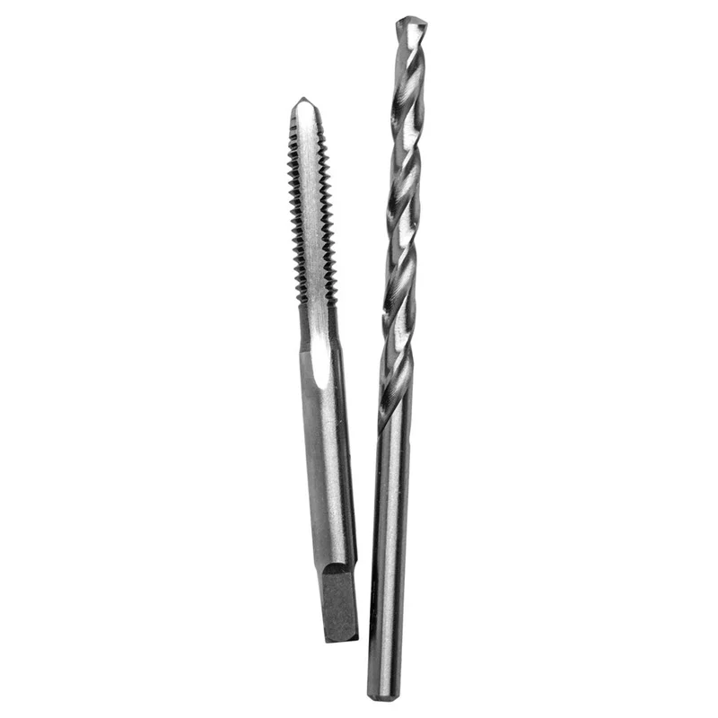 Century Drill And Tool Carbon Steel Plug Tap 7/16-14 And 3/8 Brite Drill Bit Combo Pack