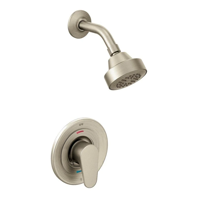 CFG Edgestone One Handle Single Function Shower Faucet in Brushed Nickel (Trim Only) | Ferguson